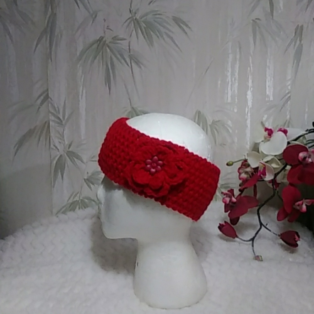 Handmade crochet headband